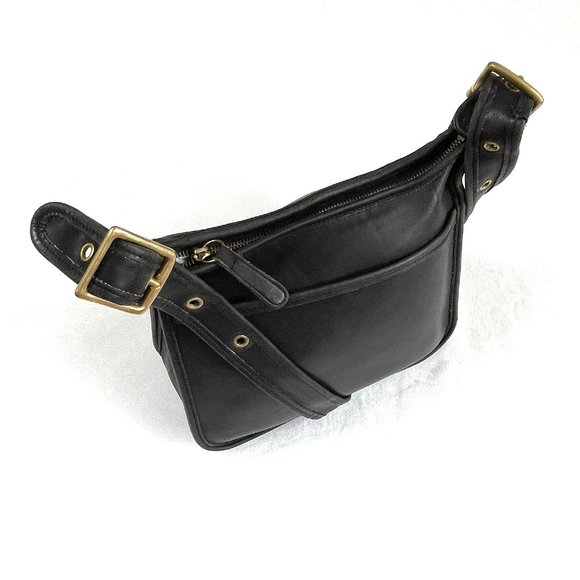 Vintage Coach Black Classic Legacy large shoulder bag - Picture 5 of 13